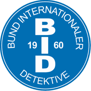 BID-Logo für Detektive, Ermittlung und Observation, professionelle Sicherheitsdienste.